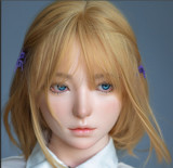 Firefly Diary 165cm C-cup Lian Head Full Silicone Sex Doll With Body Make-up School Uniform