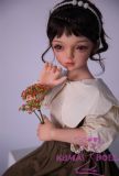 Sanhui Doll 【Adjustable Eyes】105cm A-cup #3 AIO Seamless Neck Silicone Sex Doll