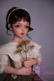 Sanhui Doll 【Adjustable Eyes】105cm A-cup #3 AIO Seamless Neck Silicone Sex Doll