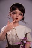 Sanhui Doll 【Adjustable Eyes】105cm A-cup #3 AIO Seamless Neck Silicone Sex Doll