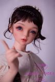 Sanhui Doll 【Adjustable Eyes】105cm A-cup #3 AIO Seamless Neck Silicone Sex Doll