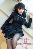 SHEDOLL Lolita type #11 Rose Head 163cm/5ft3 H-cup love doll body material customizable Black Dress