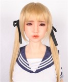 Sanhui Doll 153cm/4ft8 C-cup AIO #26 head Seamless Neck Silicone Sex Doll with Head