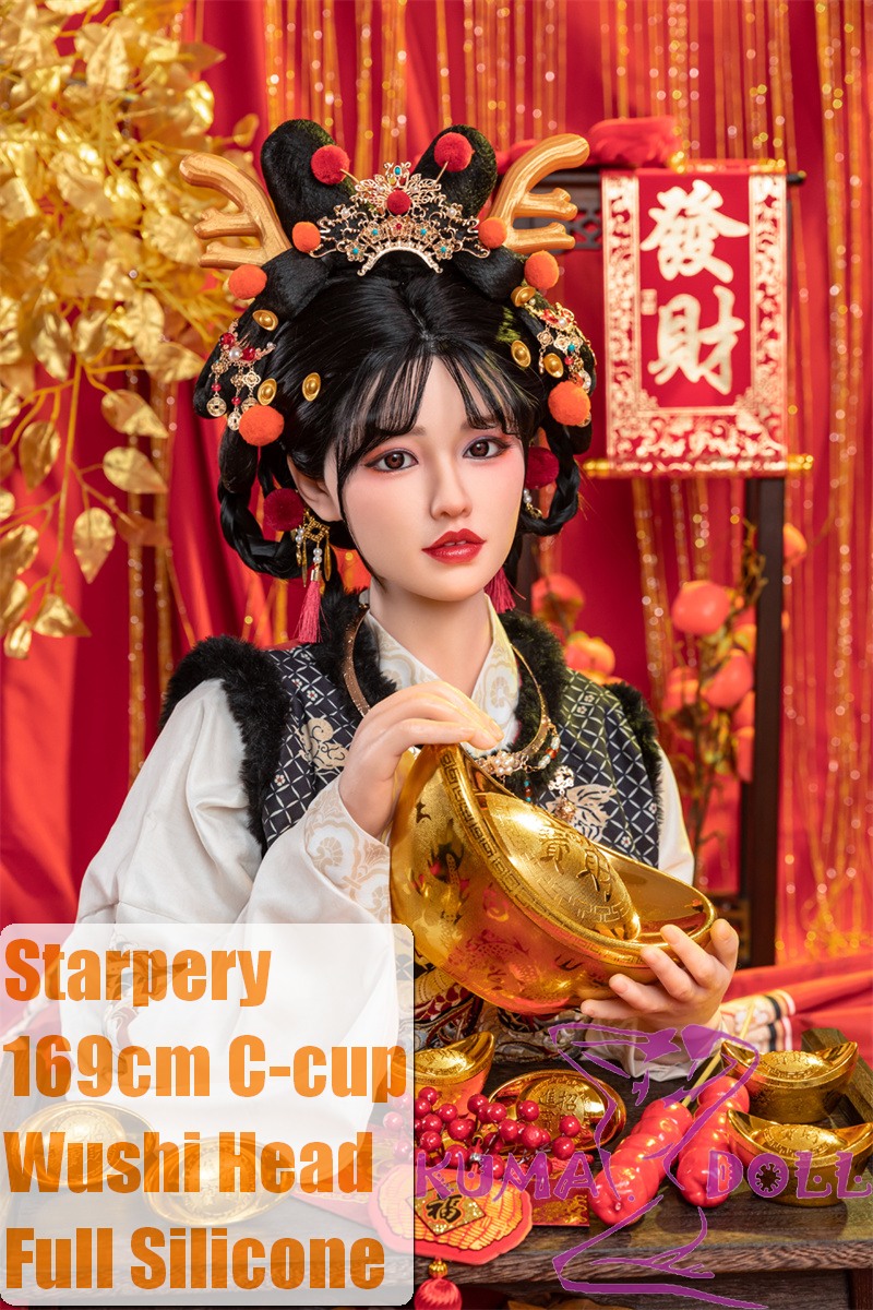 Starpery Sex Doll Full Silicone 169cm C-Cup Wushi Head