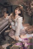Firefly Diary 151cm A-cup Xifeng Head Full Silicone Sex Doll With Body Make-up in Elegant Skirt