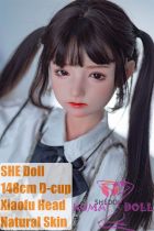 SHEDOLL Lolita type #29小芙（Xiaofu）head 148cm/4ft9 D-cup love doll body material customizable
