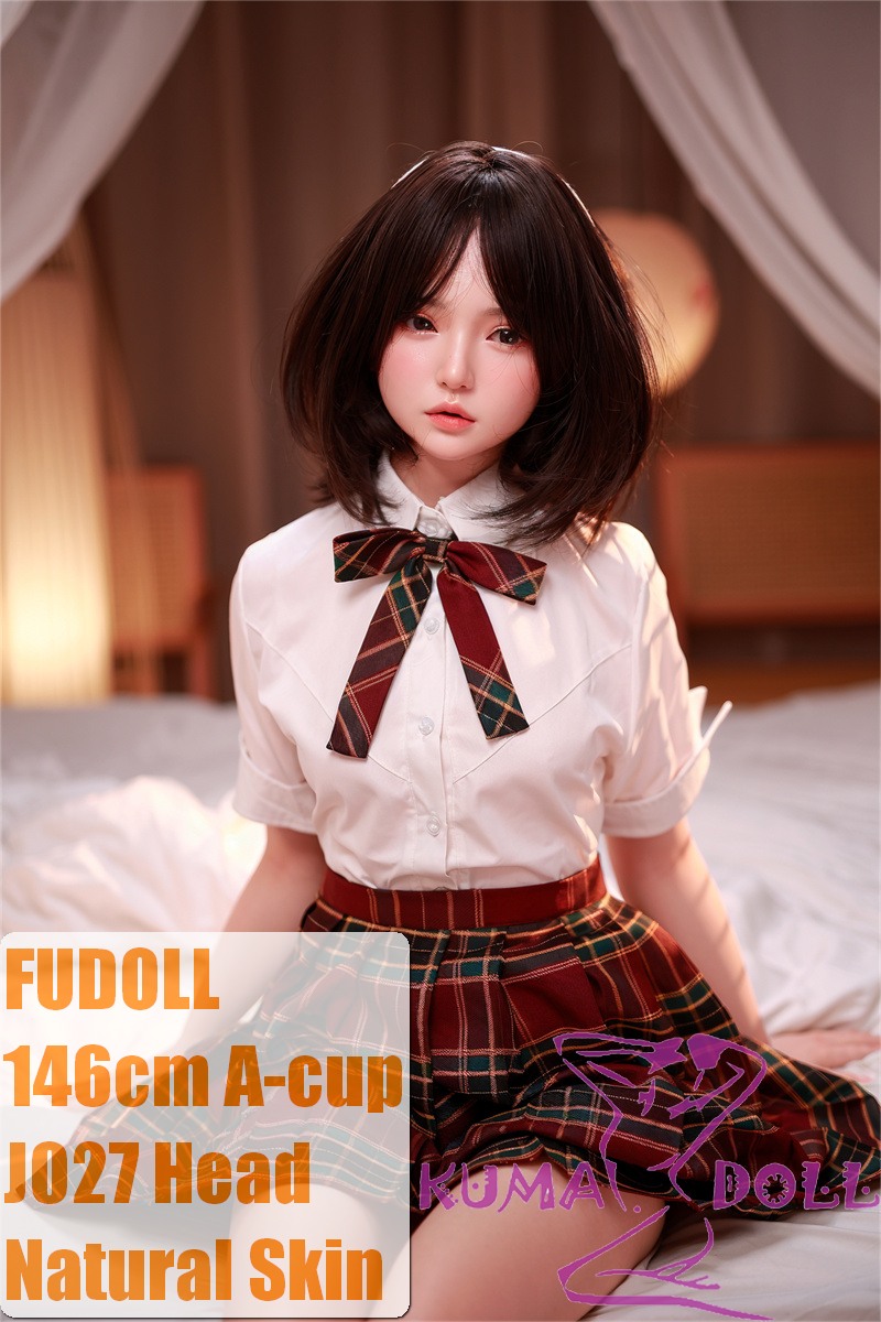 FUDOLL Sex Doll #27 head 146cm AA-cup Silicone head +  body material selectable School Uniform