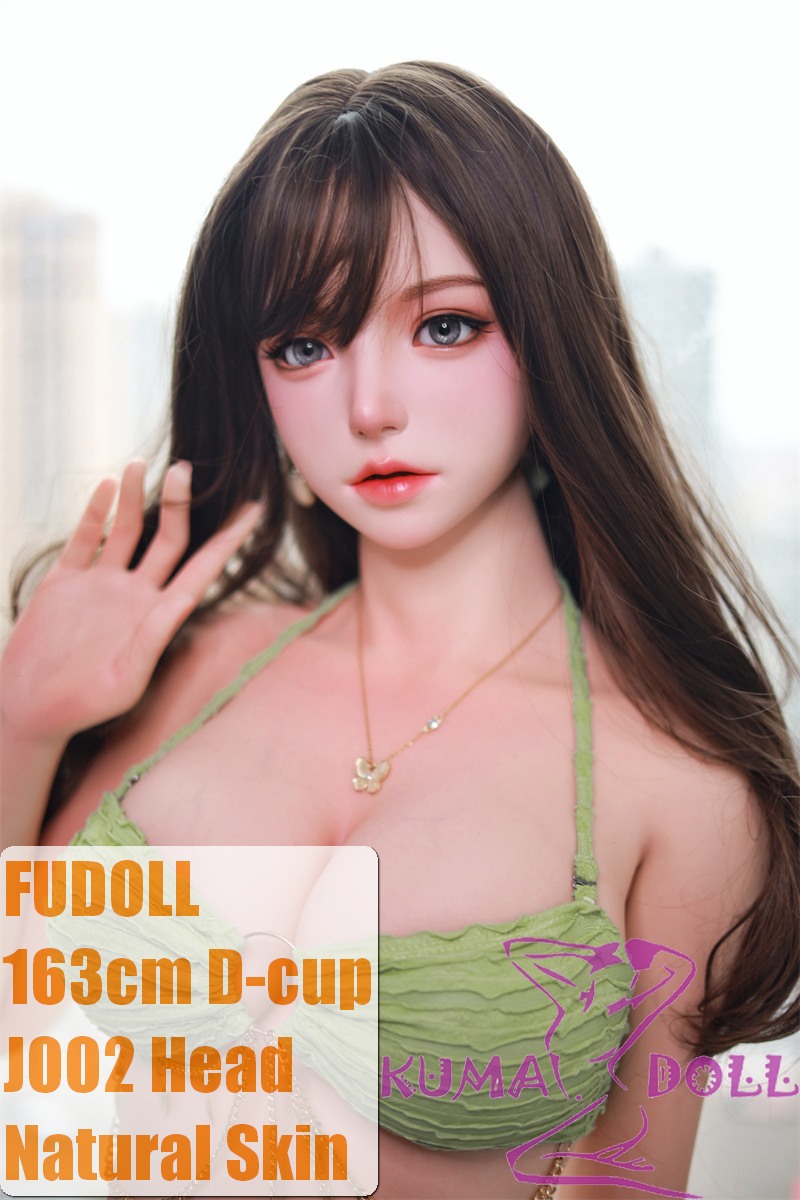 FUDOLL Full Silicone love doll 163cm D-cup #2 head in Green Bikini