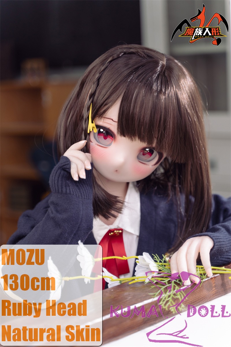 MOZU DOLL 130cm Ruby Soft vinyl head and a free oral function head with light weight TPE body easy to store and use