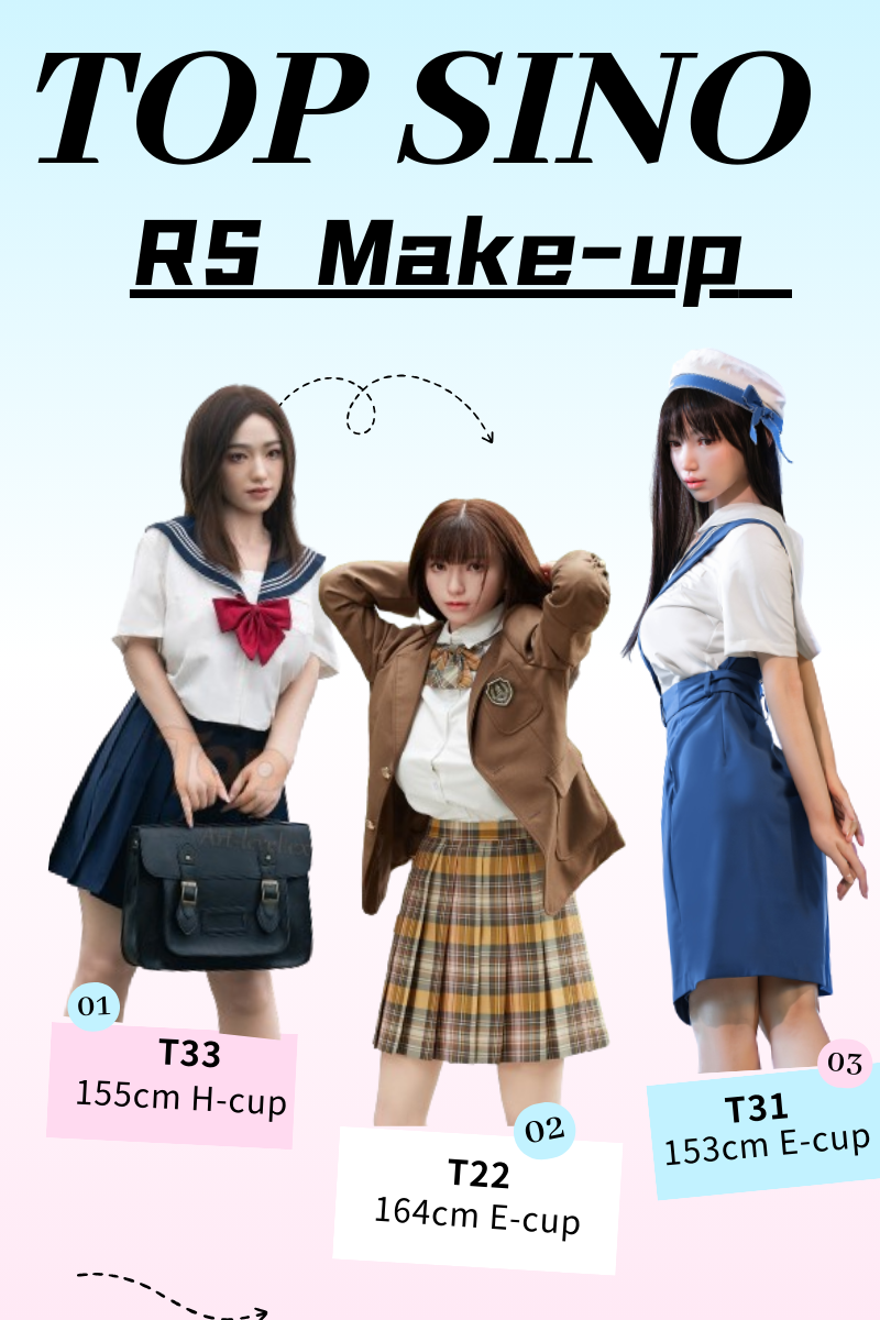 Top Sino【RS Makeup】Selection Customization Page Head and Body Freely Combinable Love Doll Life-size Doll