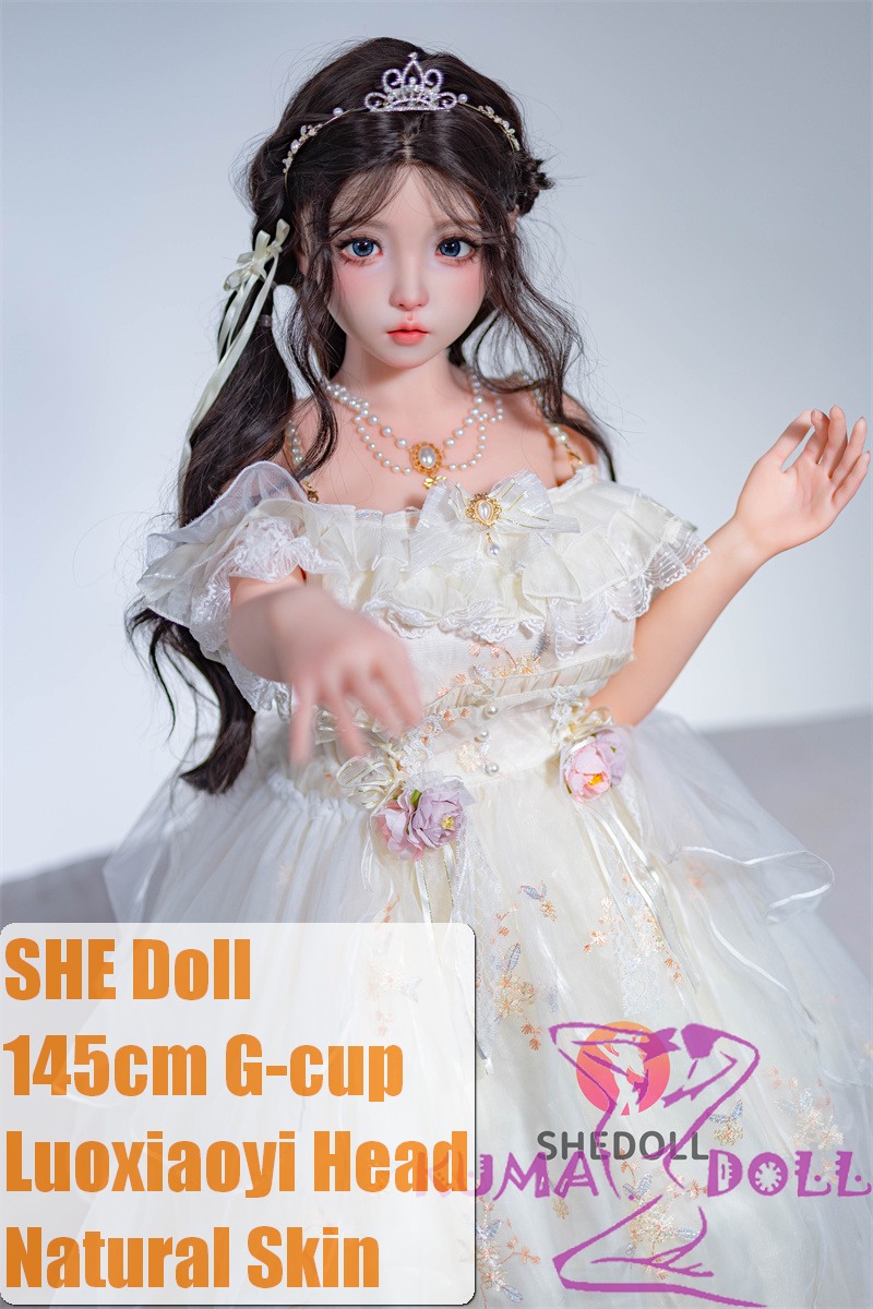 SHEDOLL Lolita type #2洛小乙 (Luoxiaoyi) head 145cm G-cup love doll body material customizable