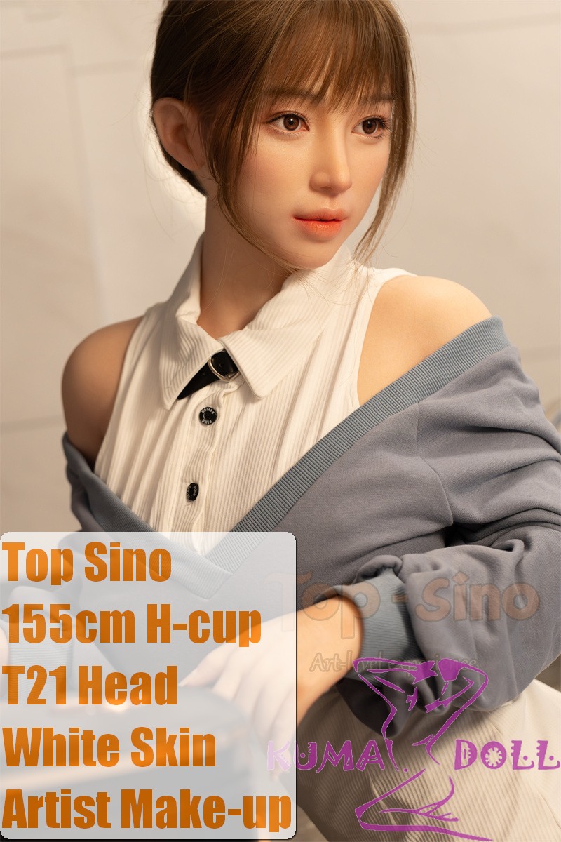 【Artist Makeup 】Top Sino Love Doll 155cm H-cup T21 head Artist Makeup Head RRS+ Makeup selectable