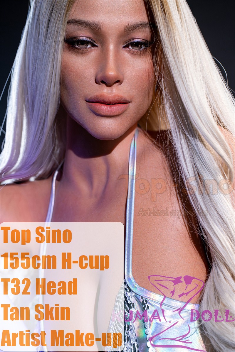 【Artist Makeup 】Top Sino Love Doll 155cm H-cup T32 Naomi head Artist Makeup Head RRS+ Makeup selectable