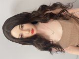 FANREAL 155 cm/5ft1 F-Cup Della Head Full Size Lifelike Silicone Sex Doll in White Lace Lingerie