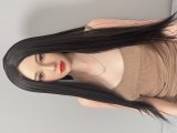 FANREAL 155 cm/5ft1 F-Cup Della Head Full Size Lifelike Silicone Sex Doll in White Lace Lingerie