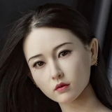 FANREAL 155 cm/5ft1 F-Cup Della Head Full Size Lifelike Silicone Sex Doll in White Lace Lingerie