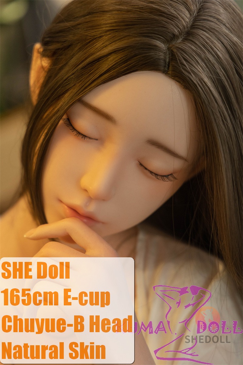 SHEDOLL Lolita type#35楚玥 (Chuyue-B)Eye closed version head 165cm/5ft4 E-cup head love doll body material customizable in Lingerie