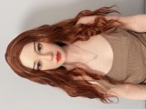 FANREAL 155 cm/5ft1 F-Cup Della Head Full Size Lifelike Silicone Sex Doll in White Lace Lingerie