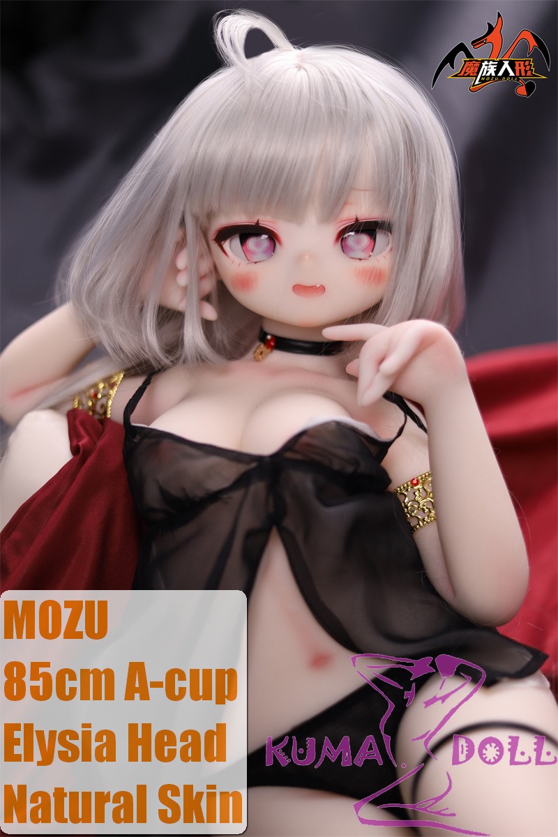 MOZU DOLL 85cm Elysia Soft vinyl head  with light weight TPE body easy to store and use (body material selectable) Littlle Demon Big Breast