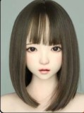 SHEDOLL Yuan head 140cm/4ft6 small breast head love doll body material customizable Brown Cotton Prairie Dress