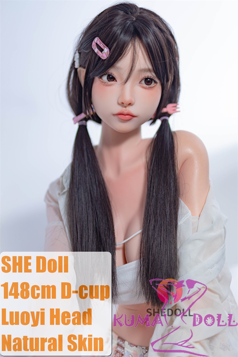 SHEDOLL Lolita type #1洛伊 (Luoyi) head 148cm/4ft9 D-cup love doll body material customizable in Loungewear