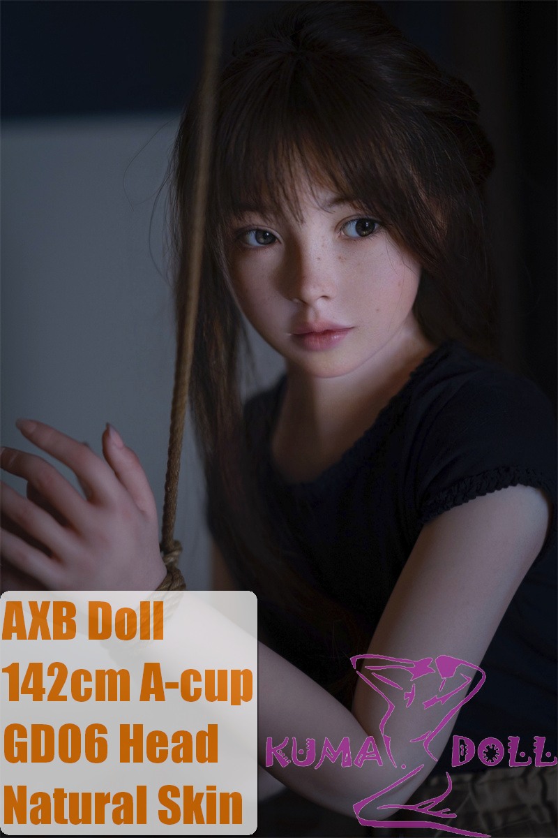 AXB Doll Full Silicone Material Love Doll 142cm A-cup with Head TD45 with realistic body makeup Tying up