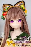 Guavadoll 145cm B-cup head DM08 head Vinyl (PVC) head + TPE body 1:1 life-size love doll Brown Hair