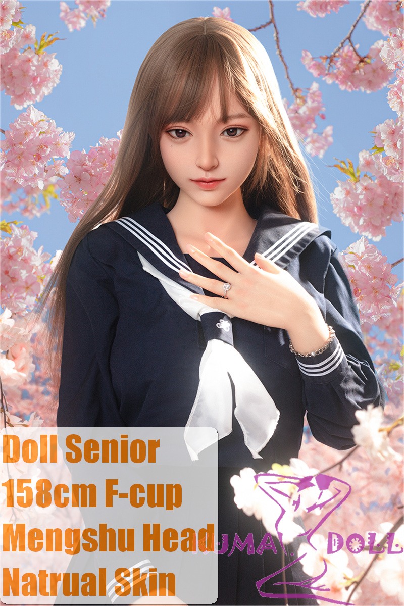 Doll Senior Mengshu Head 158cm F-cup Full Silicone Sex Doll with Body Make-up