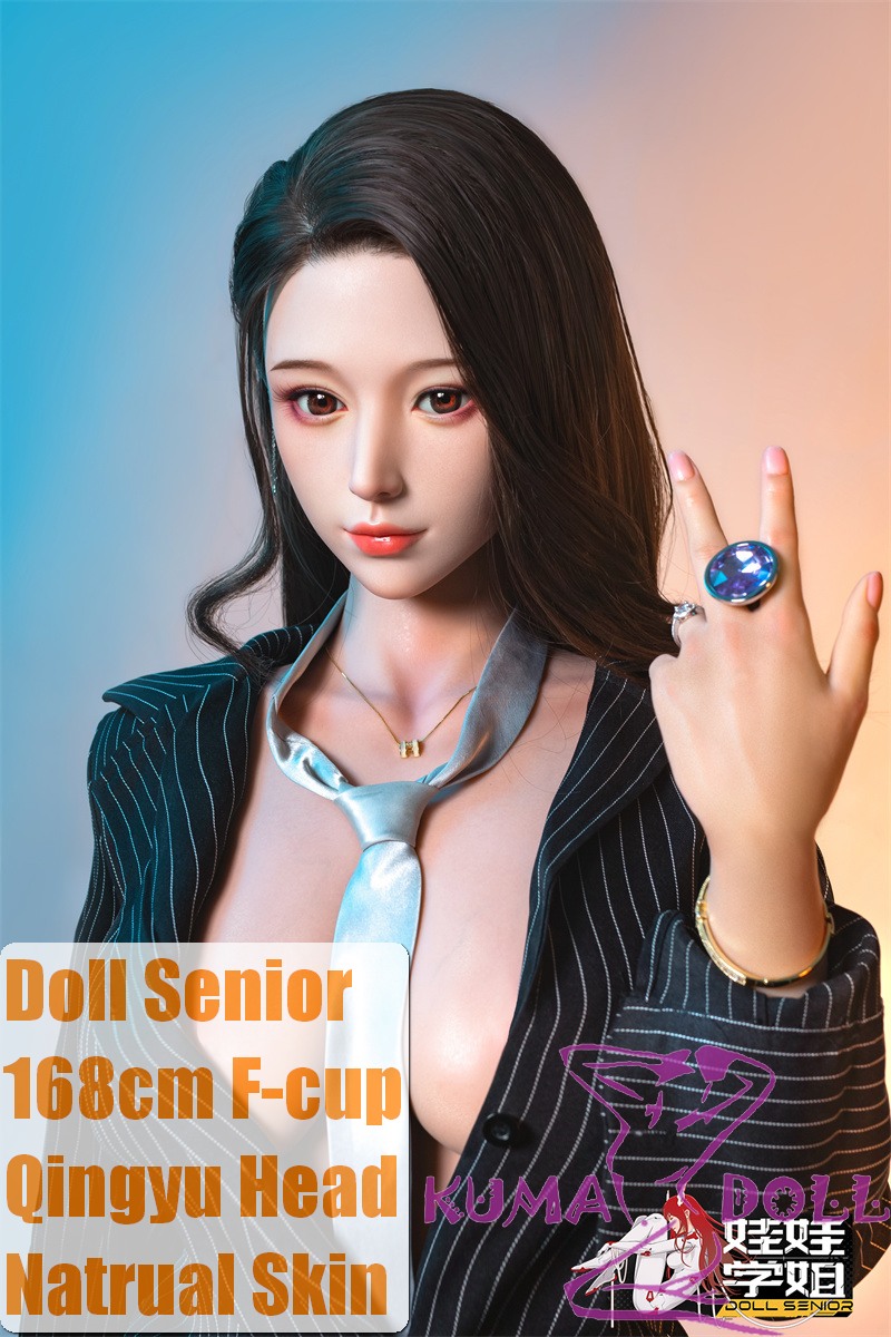 Doll Senior Qingyu Head 168cm F-cup Full Silicone Sex Doll with Body Make-up