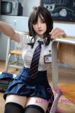 JY Doll Silicone Material Love Doll 163cm/5ft4 F-Cup Ruoxi head with body makeup
