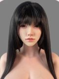 FUDOLL Sex doll Full Silicone material  #J023 Yao head  and 136cm /4ft5 A-cup body