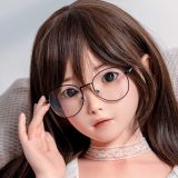 FUDOLL Sex doll Full Silicone material  #J023 Yao head  and 136cm /4ft5 A-cup body