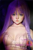 SHEDOLL Lolita type #20朵朵（Duoduo） head 148cm/4ft9 D-cup love doll body material customizable Purple Hair