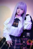 SHEDOLL Lolita type #20朵朵（Duoduo） head 148cm/4ft9 D-cup love doll body material customizable Purple Hair