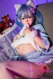 SHEDOLL Lolita type #20朵朵（Duoduo） head 148cm/4ft9 D-cup love doll body material customizable Purple Hair