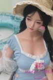 SHEDOLL Lolita type #34江小婉（Jiangxiaowan） head 165cm/5ft4 E-cup head love doll body material customizable in Light Blue Swimsuit