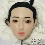 WAXDOLL Silicone Doll 165cm(5.41 ft) E-cup Full Size Lifelike Sex Doll with #GE44_2 Head