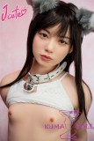 J-cute Doll Full Silicone Love Doll 149cm/4ft9 A-cup with Silicone Head AGD10 with new body makeup