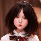 FUDOLL Full Silicone love doll 169cm H-cup #37 head in JK Uniform