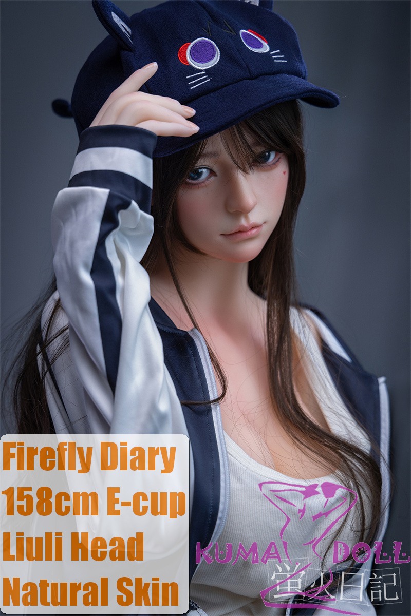 Firefly Diary 158cm E-cup Liuli Head Silicome Head + TPE Body Sex Doll With Body Make-up