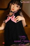 SHEDOLL #5柠檬 (Ningmeng) head 140cm/4ft6 small breast head love doll body material customizable in Black Sailor Suit