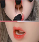 BQDOLL 162cm C-cup B5 Head Full Silicone Sex Dolls in Gray Lingerie