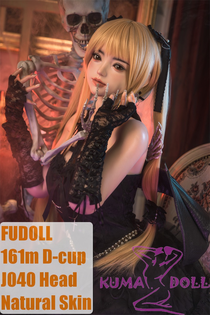 FUDOLL Full Silicone love doll 161cm D-cup #40 head in Gothic Style Outfit