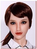Sanhui Doll New158cm/5ft2 D-cup Body Silicone Sex Doll with Head #22 Nude