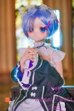 Full Moon Doll  120cm C-cup Rem Head Soft Vinyl Head + TPE Body Anime Sex Doll