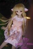 Full Moon Doll  112cm AA-cup Chii Head Soft Vinyl Head + Silicone Body Anime Sex Doll