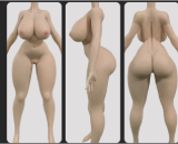Full Moon Doll  123cm B-cup Nahida Head Soft Vinyl Head + TPE Body Anime Sex Doll