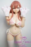 Irokebijin Full Silicone Anime Sex Doll 90cm F-cup Yui B Head