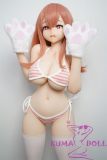 Irokebijin Full Silicone Anime Sex Doll 90cm F-cup Yui B Head