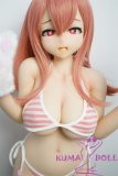 Irokebijin Full Silicone Anime Sex Doll 90cm F-cup Yui B Head